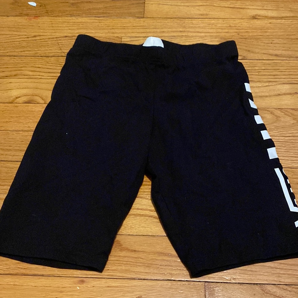 Black biker shorts